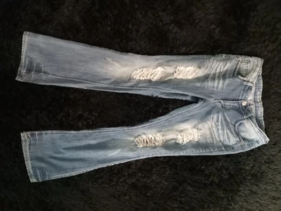 Jean Jegging Mujer Casi Famoso Azul Desgastado Talla 1 Foto 1 de 4
