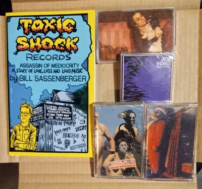 4 TOXIC SHOCK Alterna Punk Tape BOOK  bundle Hullabaloo Skinner Box, Jack Endino - Image 1 of 4