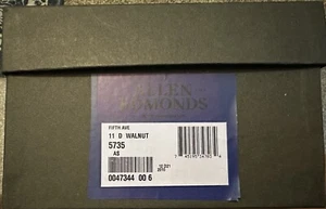 Allen Edmonds Fifth Avenue Walnut Size 11 D BRAND NEW in BOX! - Picture 1 of 4