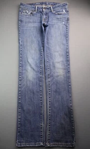 Levi's 2010 2010 curva ligera recta elástica angustiada talla 27 (RMS 29x33) - Imagen 1 de 12