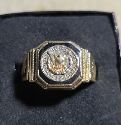 ANILLO TRIBUTO ÁGUILA AMERICANA ACERO TUNGSTENO HOMBRE TALLA 10 12MM Foto 1 de 3