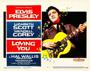 ELVIS PRESLEY in LOVING YOU 1957 DEKE RIVERS STARDOM 11 x 14 HS LOBBY CARD HS - Picture 1 of 1