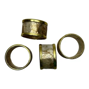 Juego de 4 servilleteros vintage Capiz Shell playa océano 188331 elegancia - Imagen 1 de 7