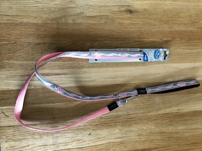 Rogz dog lead  (Large 1.8m - 6ft) reflective, soft touch, in pink BNWT - Image 1 of 3