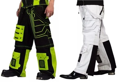 Unisex Electro Bondage Gothic Cargo Trousers Techwear Pants 100% Cotton - Image 1 of 2