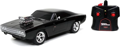 Fast & Furious 1:16 1970 Dodge Charger RT Remote Control Car 2.4 Ghz Black, Toys - Image 1 of 4