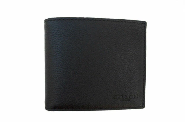 Coach F74991 Compact ID Wallet - Black