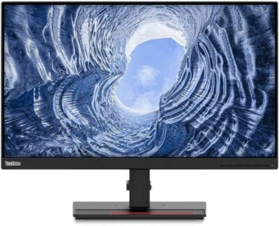 Lenovo ThinkVision T24i-20 24" Full HD WLED LCD Monitor Black IPS USB Hub HDMI - Image 1 of 4