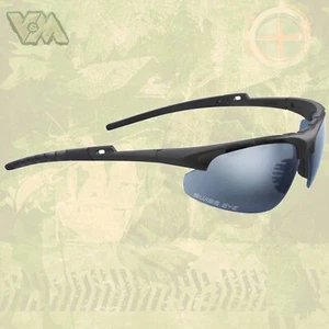ORIGINAL SWISS EYE TACTICAL BRILLE AUGENSCHUTZ OUTDOOR APACHE SCHWARZ ARMEE - Picture 1 of 1