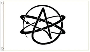 Atheist Atheismus Polyester 5 Fuß x 3 Fuß Flagge - Bild 1 von 3
