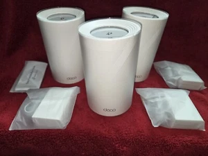 TP-Link - BE11000 Système Wi-Fi 7 multi-gig Whole Home Mesh (Pack de 3) - Blanc - Photo 1/6