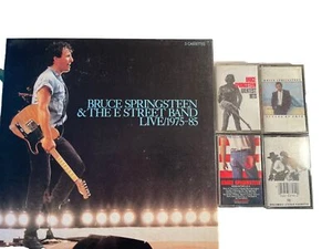 Lot of 7 Bruce Springsteen Music Cassette Tapes incl 3 Box Set & Booklet - Picture 1 of 4