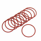 10Stck 45mm x 2,5mm Gummi-O-Ring Oil Seal Dichtring Dichtringe rot