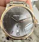 Authentic Montblanc Meisterstuck Au750-7210-BB316637 Swiss 4810 409 Silver Gold