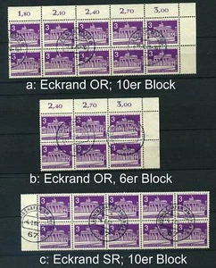 Berlin 231, 3 Pf Rand Einheiten gestempelt; bitte auswaehlen #m573 - Picture 1 of 4