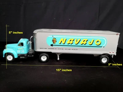Vintage 1960 -Navajo Mack TB-61 Tractor & Trailerruck & Trailer 1st Gear -NO BOX - Image 1 of 4