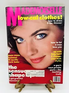 MADEMOISELLE MAGAZINE OCT 1984- Super Model Paulina Porizkova- yoko ono 1980’s - Picture 1 of 4