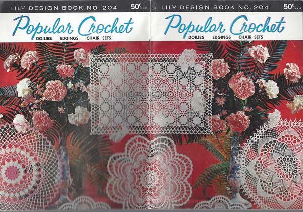 Beautiful Crochet PATTERN Booklet Popular Crochet #204 - Image 1 of 1