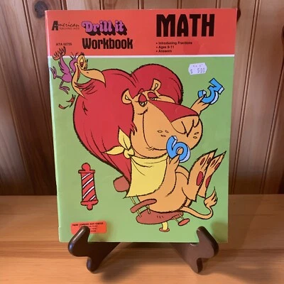 Math Drill It Workbook Introducing Fractions For  Ages 9 - 11 ATA02755 1981 - Image 1 of 4