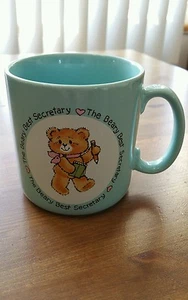 Applause the beary best secretary 1985 vintage coffee mug cup - Picture 1 of 4