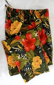 SECRET TREASURES Sleepwear Pants Size Small Red, Yellow, Green Floral Print - Picture 1 of 10