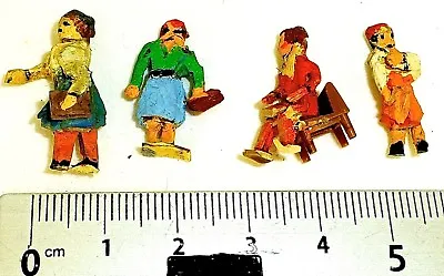 4 Frauen  Preiser (?) Holzfiguren 50er Jahre H0 1:87 å  • 64.99€