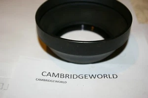 Mamiya Brand Screw in COLLAPSIBLE rubber lens shade hood 58mm for 55-110mm lens - Picture 1 of 1