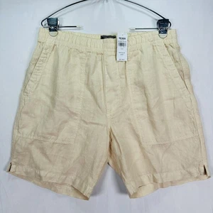 Pantalones Cortos Todd Snyder Para Hombre Medianos Sand Dollar Lino 7 Pulgadas Playa Verano Ligeros - Imagen 1 de 8