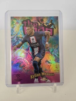 Kylian Mbappé Topps Finest 2023 The Man PSG - Imagen 1 de 4