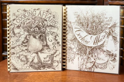 SIGNED, A Cooking Affaire, 2 Volumes I, & II; First Edition; Bertoglio, Hudson - Image 1 of 4