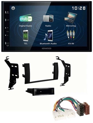 Kenwood 2DIN Bluetooth MP3 USB DAB Autoradio für Toyota Prius 2004-2009 schwarz - Bild 1 von 4