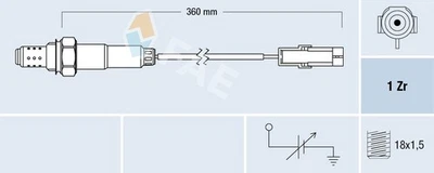 SE ADAPTA A SENSOR DE OXÍGENO DAEWOO ESPERO 1.5 16V 77101 SE ADAPTA A FAE - Imagen 1 de 4