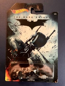 BATMAN THE DARK KNIGHT BAT-POD - UNGEÖFFNET AUF KARTE - HOT WHEELS 2014 - Bild 1 von 10