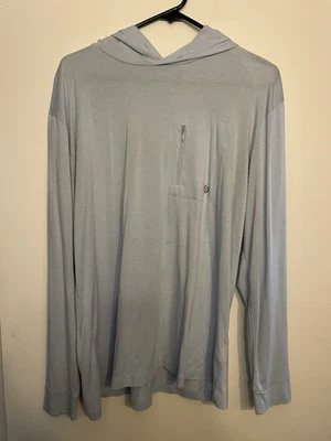 Moletom com capuz Duck Camp Sun masculino grande azul claro - Imagem 1 de 4