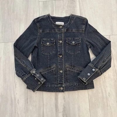 Chaqueta vaquera azul sin cuello talla S informal esquina ANEXO Foto 1 de 4