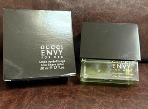 GUCCI ENVY FOR MEN After Shave Lotion 50ml 1.7 fl oz New Unused Japan - Picture 1 of 2