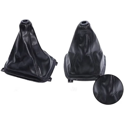 Leather Gear Shift Knob Cover for Hyundai For Sonata 1998 2006 Fits Most Models - image 1 of 4