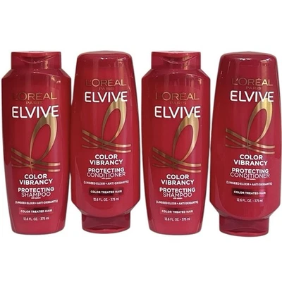 2 L'Oreal Paris Elvive Color Vibrancy 12.6 fl. oz. Shampoo & Conditioner Sets - Image 1 of 4