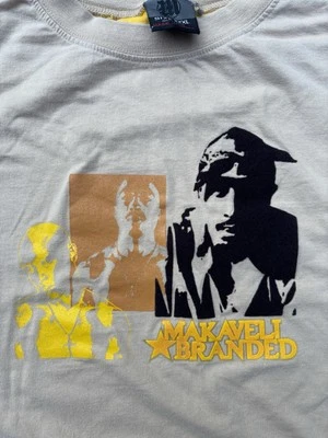 Camiseta holgada vintage Y2K Makaveli marca Tupac hip hop tostada para hombre 3XL Foto 1 de 4