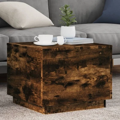 Coffee Table Smoked Oak Engineered Wood Medium Coffee Table - Image 1 of 4