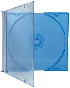 400 SLIM BLUE Color CD Jewel Cases - Bild 1 von 3