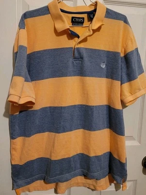 Camisa polo azul manga corta Chaps para hombre nueva con etiquetas Foto 1 de 4