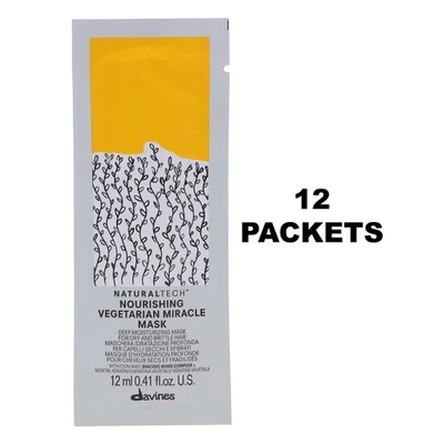 Máscara milagrosa vegetariana nutritiva Davines NaturalTech Foto 1 de 4