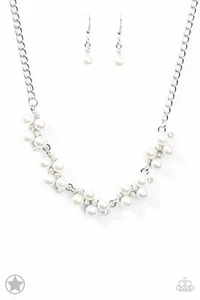 Paparazzi - Collar de Historia de Amor y Pulsera Yo hago - Juego Blanco - Imagen 1 de 5