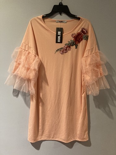 MIU MIU Abito nuovo con etichette Peach Se'Miu taglia media