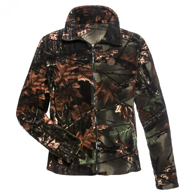 il Lago Basic Herren Fleecejacke Camo