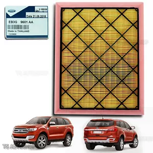 Air Filter Fits Ford Everest Suv 4x2 4x4 2.2 3.2 4 Door 2015 2016 2017 - Picture 1 of 5