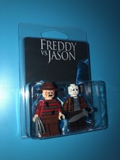 Freddy vs Jason Custom Packaged Mini-Figure Pop Culture Horror Classic Movie