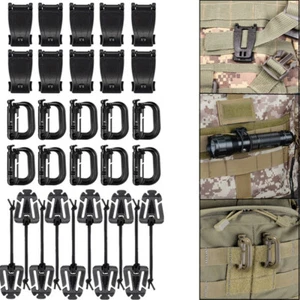 Kit de Adhesión Mochila Anillos D Dominadores Tejidos Hebillas Correas Exterior Molle Herramienta - Imagen 1 de 12