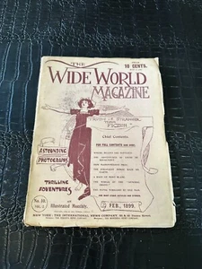 FEBRUARY 1899 WIDE WORLD magazine - Picture 1 of 1